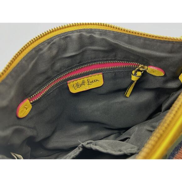 Elliot Lucca Cross Body Yellow Gold Leather Pocketbook - Picture 7 of 7